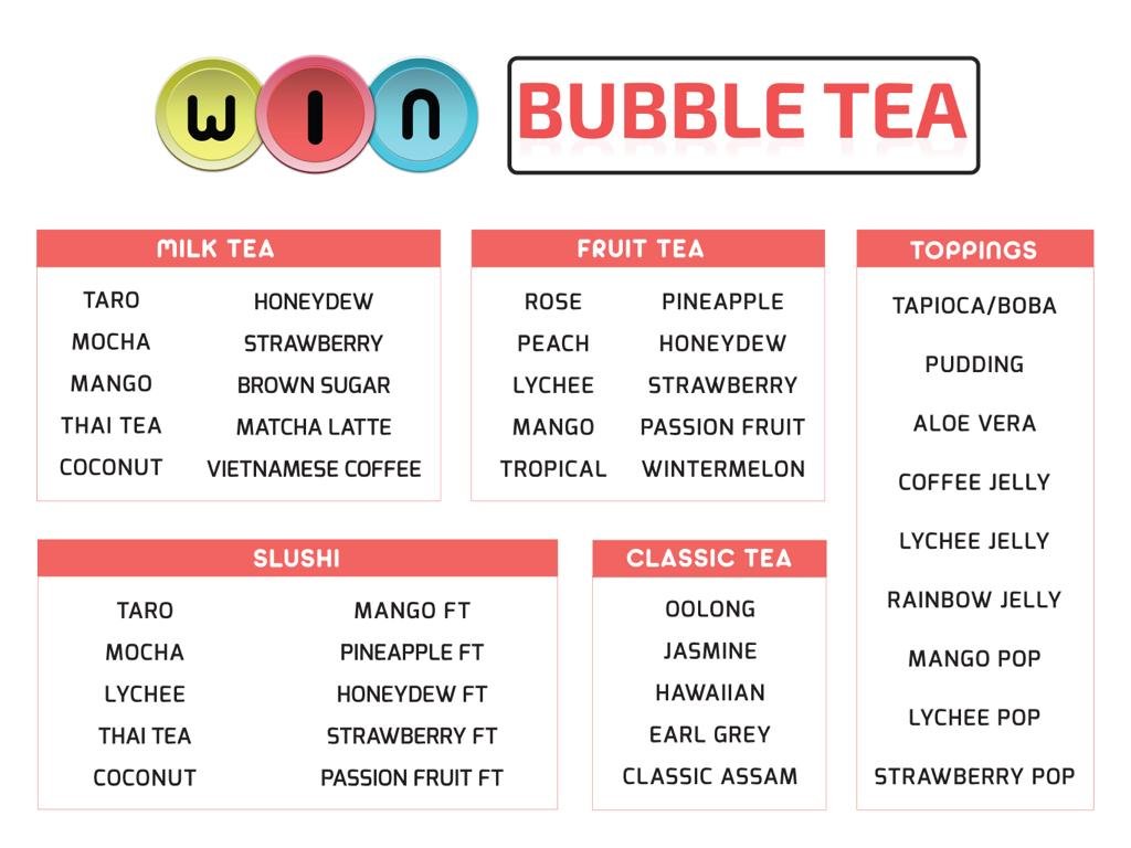 bubble tea category